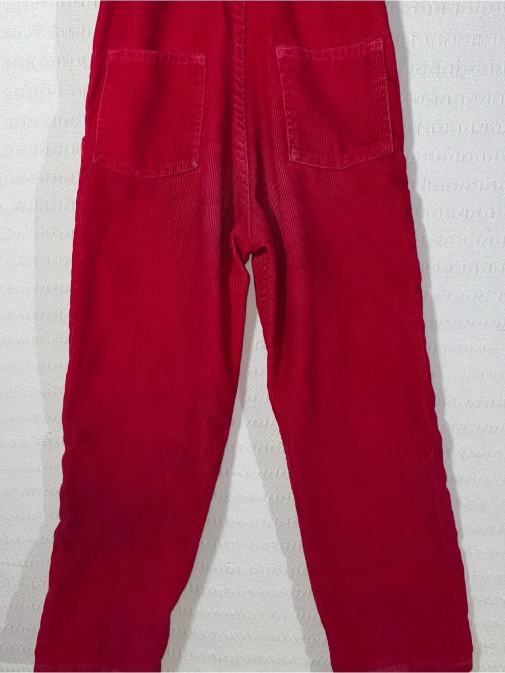 Vintage Osh Kosh B'Gosh Kids Corduroy Vestbak Bib Overalls Size 6X/7 USA